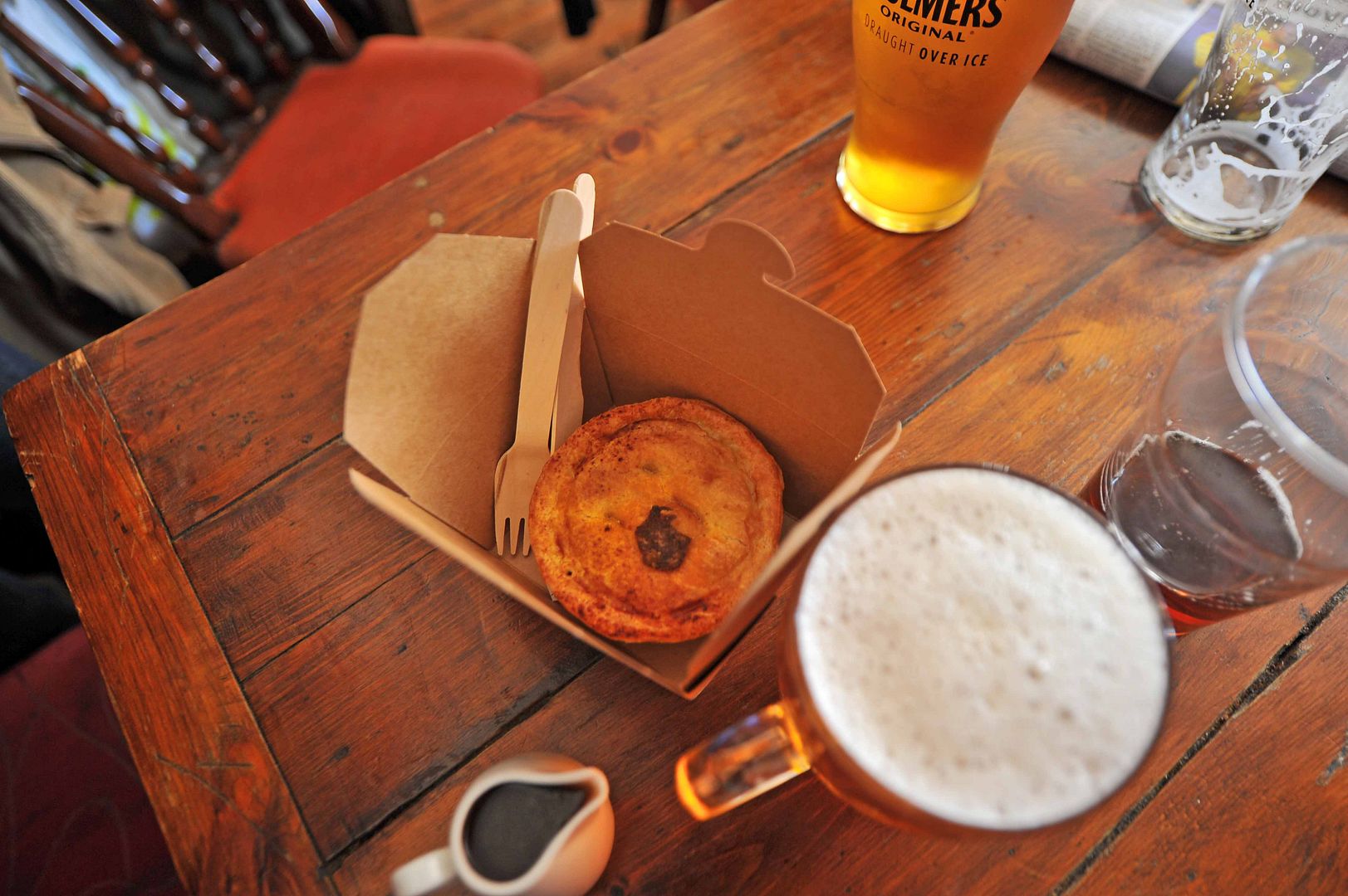 Magnificent pie in the Eagle