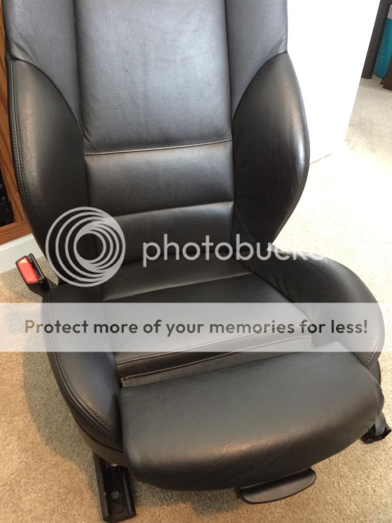 FS E46 Heated Black Leather Sport ZHP Seats (Front L & R) for Sedan