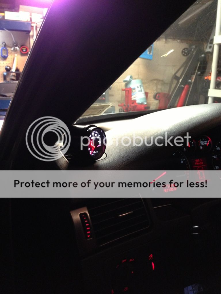 My new boost gauge setup