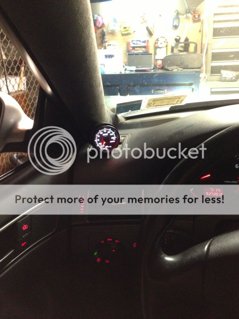 My new boost gauge setup