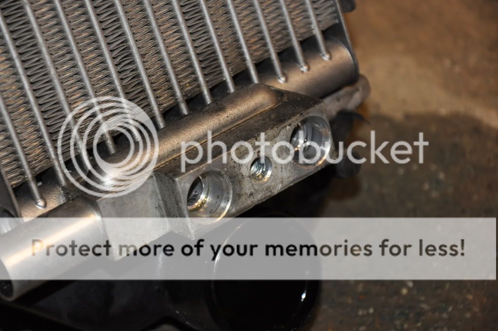 Removing transmission cooler lines